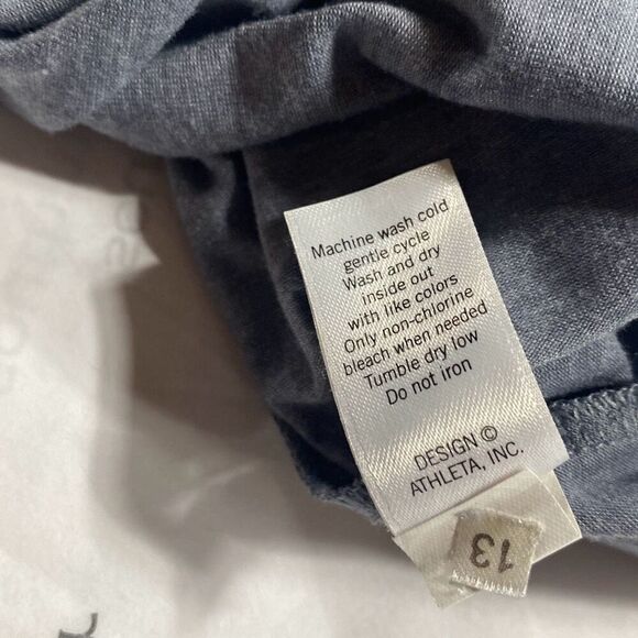 Athleta Topanga Stretch MIDI Dress Pullover Ruched Leisure Soft & Comfortable M - Picture 11 of 13